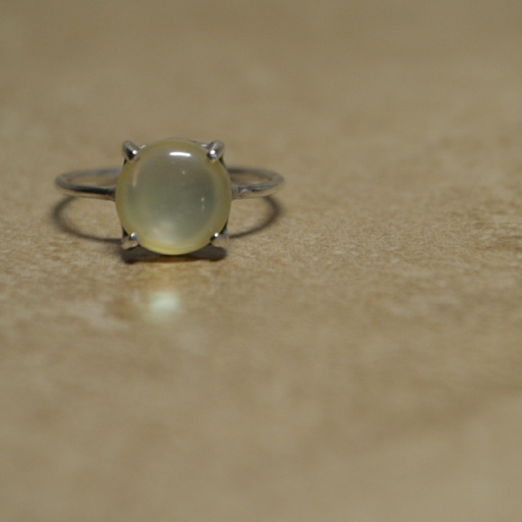 Boutique Jewelry - Sterling Silver Opal Midi Minimalist Ring